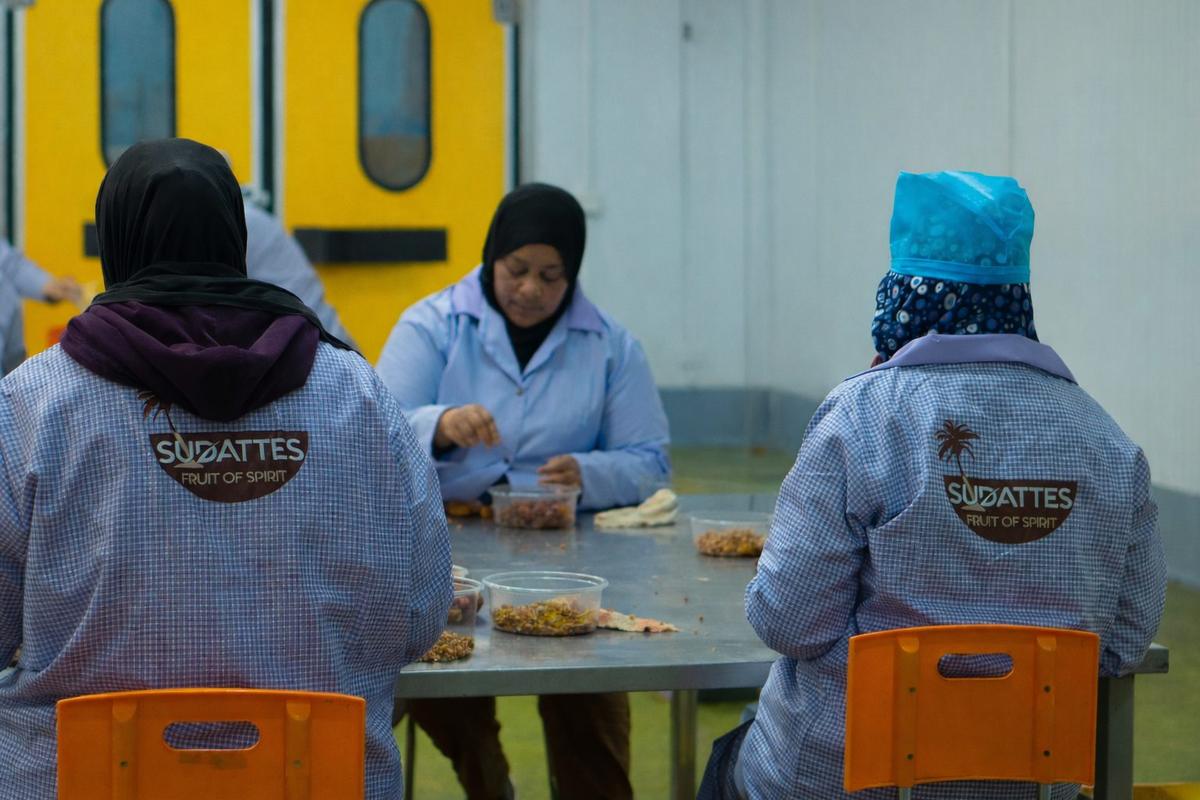 Hand sorting at Sudattes